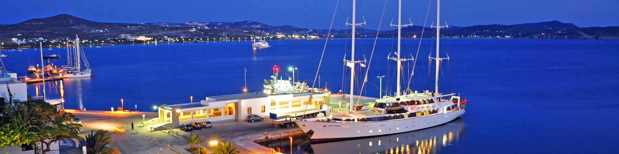 Evening in Adamas, Milos