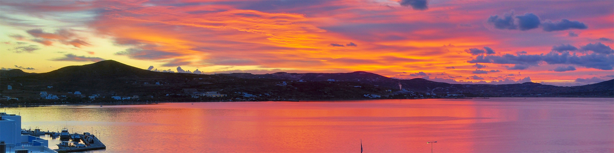 Sunrise over the Bay of Milos