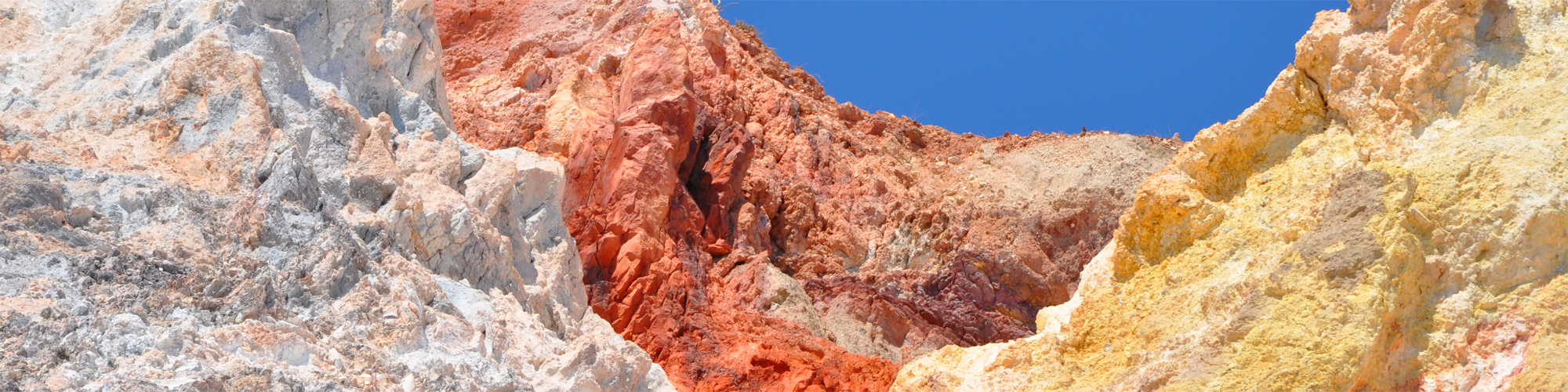 Colorful Rocks in Fyriplaka, Milos